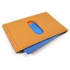 Porter PORTER Double Pass Case Card Case 129-06015 (Brown X Orange)