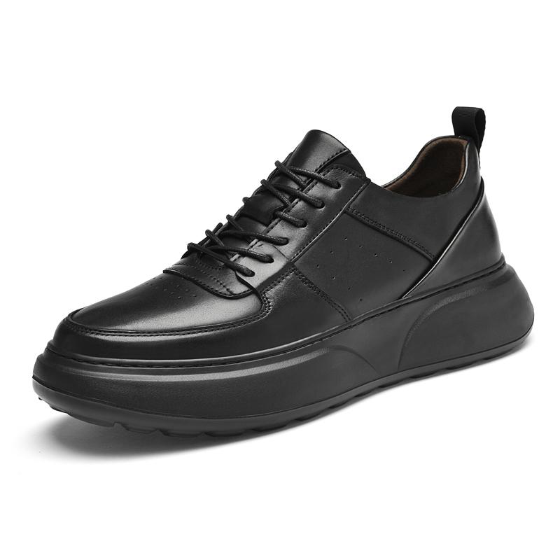 Роскошные брендовые мужские повседневные туфли из натуральной кожи, удобные кроссовки для отдыха на открытом воздухе, новый дизайн, мужская официальная обувь для вечеринок, туфли на толстой подошве