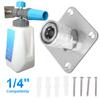 Snow Foam Lance Wall Mount with 1/4 Quick Connect Automatic Foam Cannon Nozzle Tip Holder Stainless Steel Snow Foam Gun Bracket