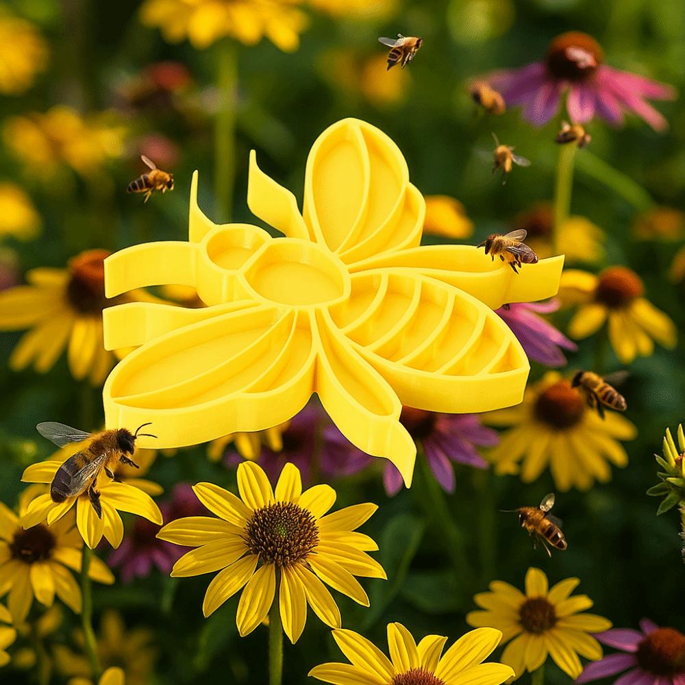 Plastic Insect Waterer Decorative Bees Water Feeder Creative Insect Water Station Yard Decor