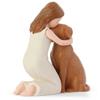Love My Dog Figurines Statues, Dog Angel Friendship Remembrance Gifts, Sculpted Hand-Painted Figure
