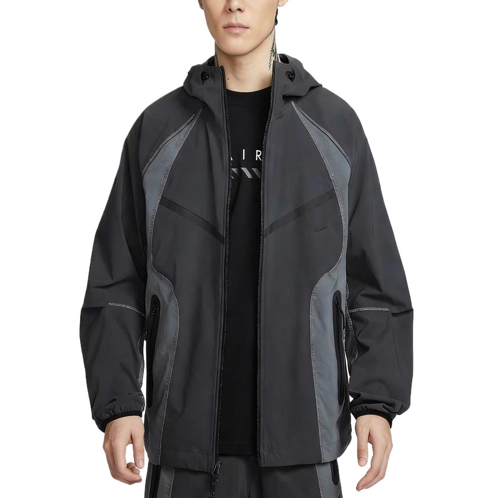 Nike Мужская ветровка Windrunner с молнией по всей длине, быстросохнущая, дышащая, с цветовыми блоками, куртки IU7497-060