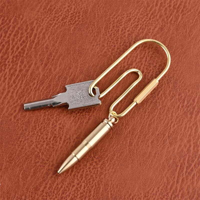 Кемпинговый латунный пишущий инструмент Роскошный изящный корпус Прочная портативная походная ручка для путешествий