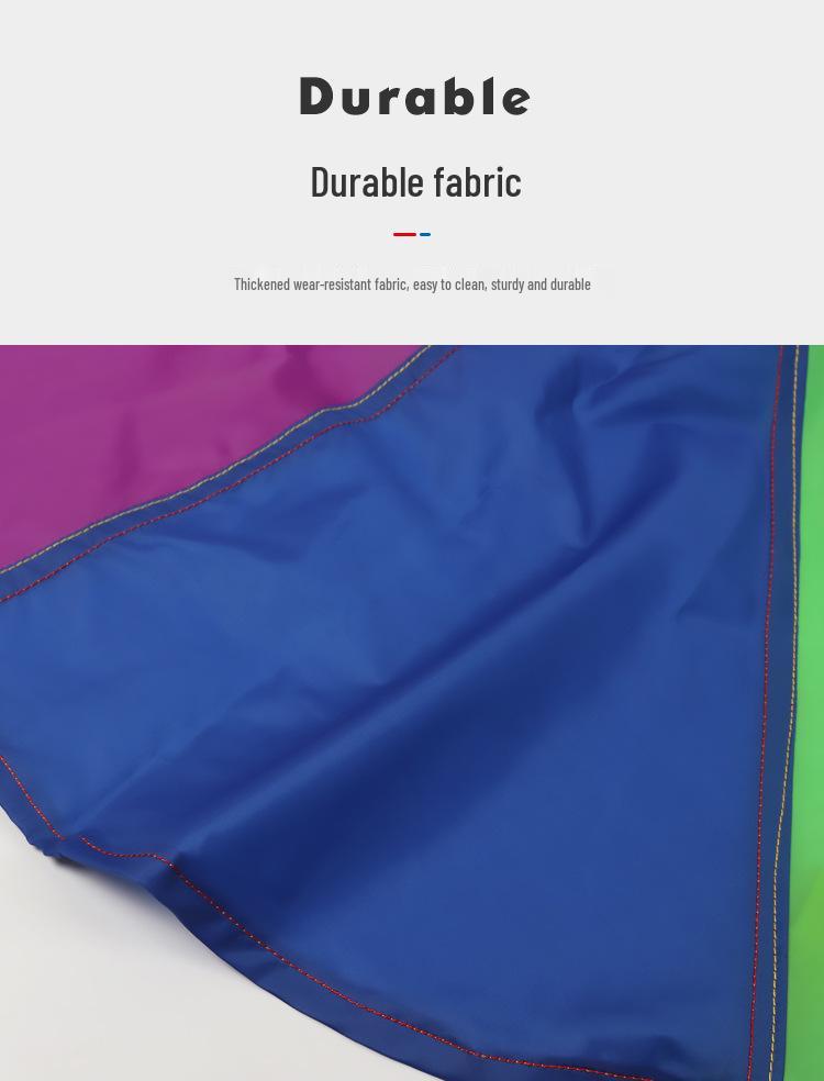 Радужный детский зонтик: Сенсорная игрушка для игр на открытом воздухе с участием родителей и детей