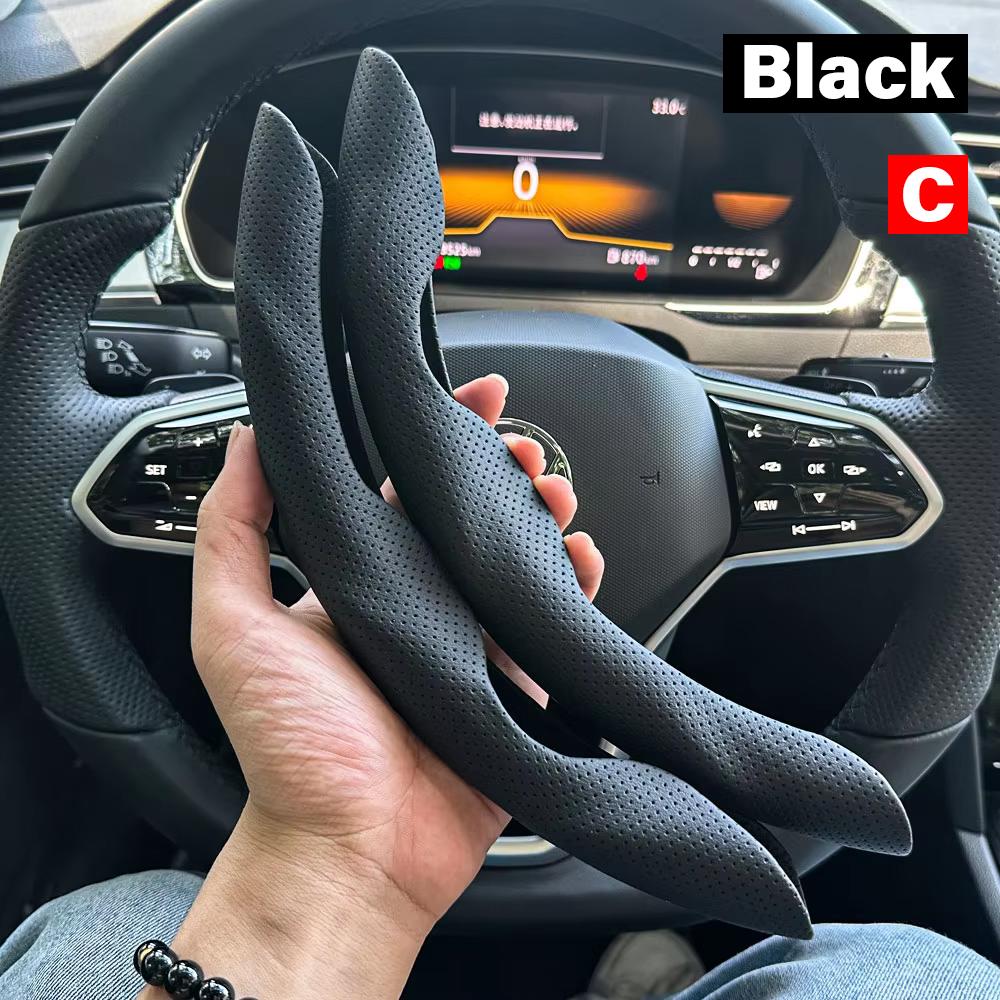Нескользящая накладка на руль автомобиля из углеродного волокна, накладка-бустер, аксессуары для интерьера автомобиля для BMW F10 G30 E92 G20 E46 E90 X3 X5 E53