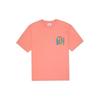 MLB Футболки унисекс серии T Shirts Персиково-розовые с круглым вырезом Умеренный прямой крой 3ATSEC533-07COS