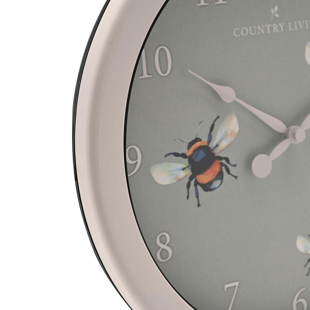 Country Living Outdoor Clock - Bee 26.5 Cm