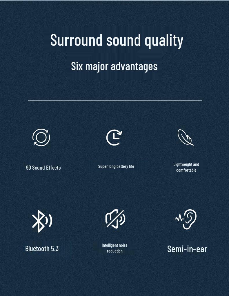 G05 Bluetooth-наушники с креплением на шею: Магнитное крепление, Длительное время работы от аккумулятора, Превосходное звучание, HD-звонки