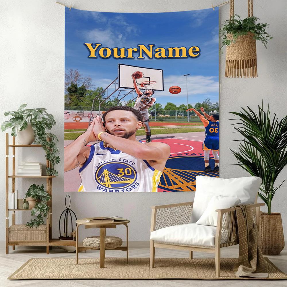Curry Custom Your Name Wall Decor Tapestry Art For Pet Memorial Birthdaywedding Party Backdrop Family Gift