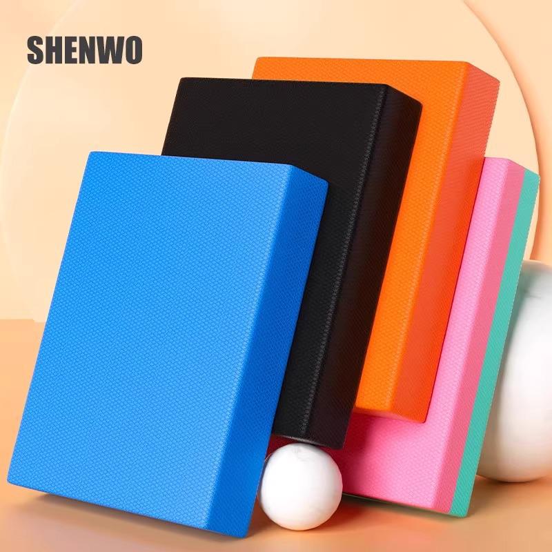 Коврик для йоги и фитнеса из бесшумной нескользящей толстой пены и ролик для пресса с подушечкой для колен