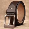 Retro New Style Leather Belt for Men  Genuine Leather Belt for Men Middle Aged and Young Men  Versatile Pin Buckle Belt