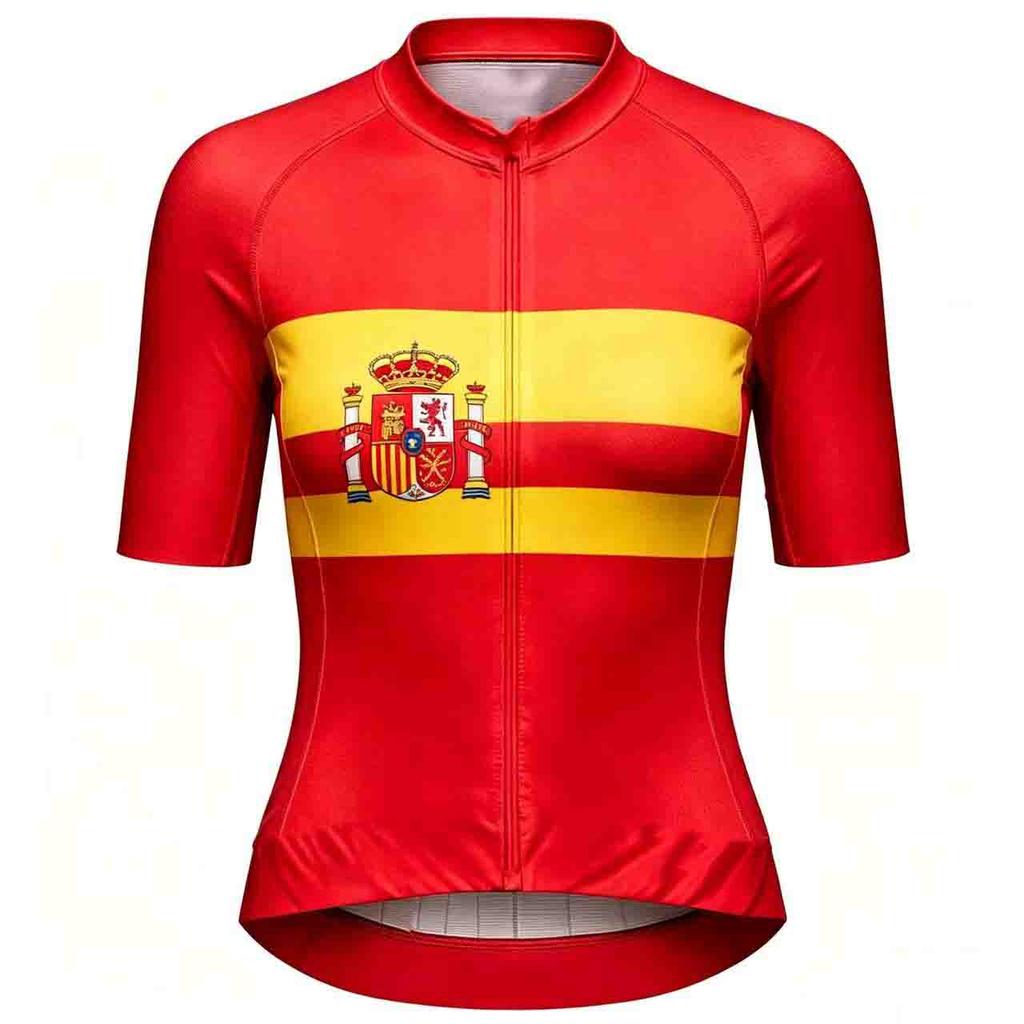 Spain Ropa De Ciclismo Short Sleeve MTB Cycling Shirts Shorts Men Maillot Ciclismo Summer Breathable Cycling Suit Set 2026