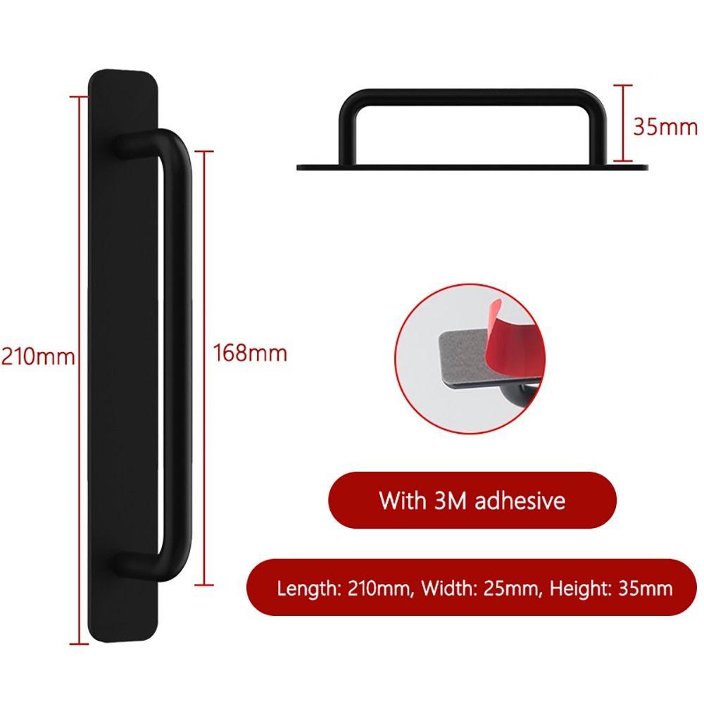 Gold Toilet Window Sliding Punch-free Furniture Hardware Door Handle Door Knobs Cabinet Pulls