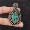 Ruby Fuchsite Copper Pendant Wire Wrapped Pendant Natural Ruby Fuchsite Jewelry Handmade Gemstone Pendant Gift For Women Copper Wire Jewelry
