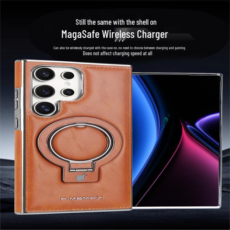 Чехол-книжка с магнитной подставкой и защитой от падений для Samsung S26 Ultra