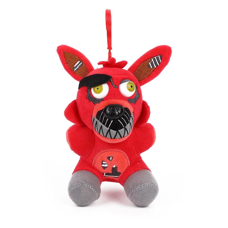 15 см Плюшевая игрушка Fnaf Брелок Предмет Фигурки Медведя Золотой Медведь Фокси Мягкие Фигурки Плюшевые Предметы Мягкая Игрушка Tot Подарки Плюшевая Игрушка День Рождения