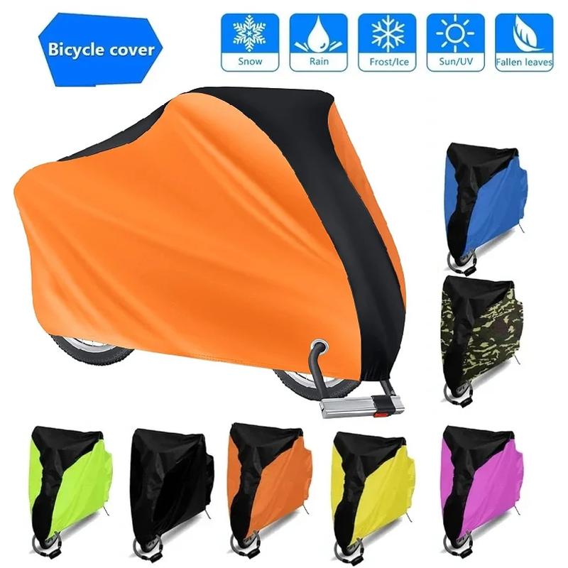 Waterproof Bike Cover Rain Dust Bicycle Cover Anti-UV Protection Bike Outdoor Rain Cover Size 5 S/M/L/XL/XXL With Lock Hole
