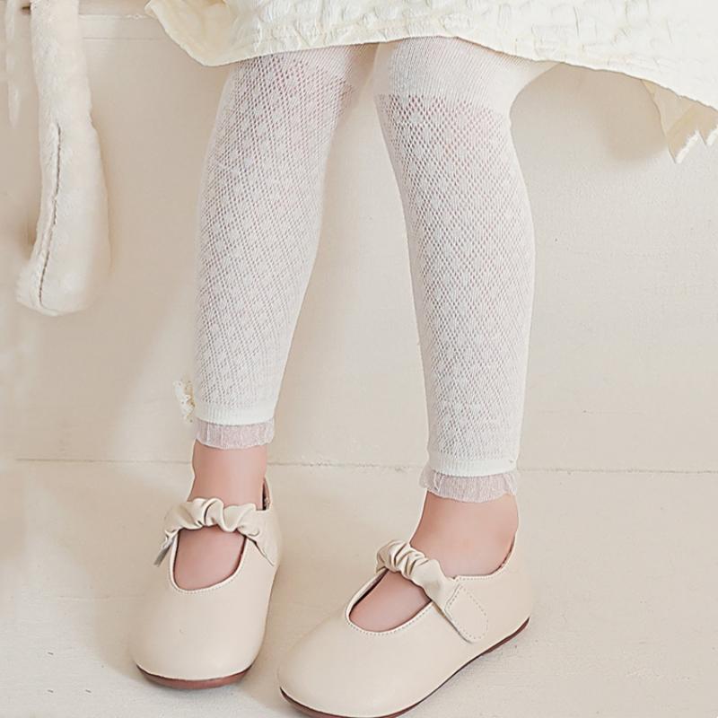 Новые летние хлопковые колготки для новорожденных девочек, детские колготки с бантом для девочек, детские колготки с вырезами