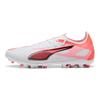 Puma Ультра 5 Матч Трендовый Спорт MG (Резиновые короткие шипы) Футбольные бутсы Мужские Футбольные бутсы Белые 108348-01
