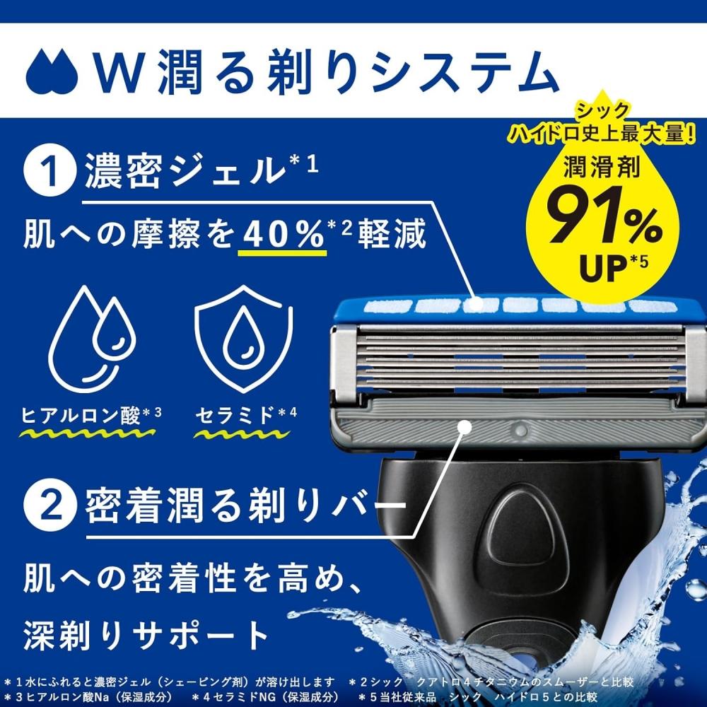SChick  Шик  Гидро Держатель для Нормальной Кожи Основной Блок+3 Лезвия Мужская Бритва Держатель для Бритвы Гидро Нормальная Кожа