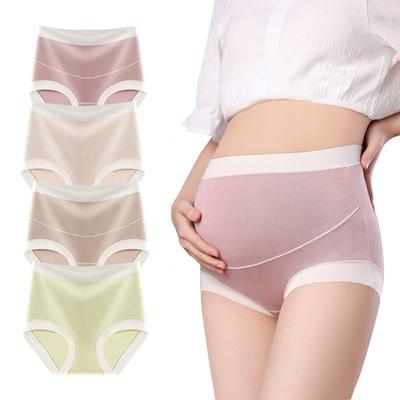 Комплект из 4 шорт XL [MIIFIT] для беременных, для талии, для живота, для кожи, облегающий, брюки, бесшовный, дородовой, послеродовой,