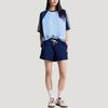adidas Originals X Disney Кот Чешир Свободный крой Круглый вырез В полоску Повседневная Спортивная Короткий рукав Футболка Унисекс Топы KY8308