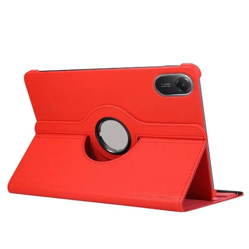 Чехол для Redmi Pad 2 11 дюймов, вращающийся на 360°, Smart Flip Stand, чехол из ПУ кожи, Funda для Redmi Pad2 11"
