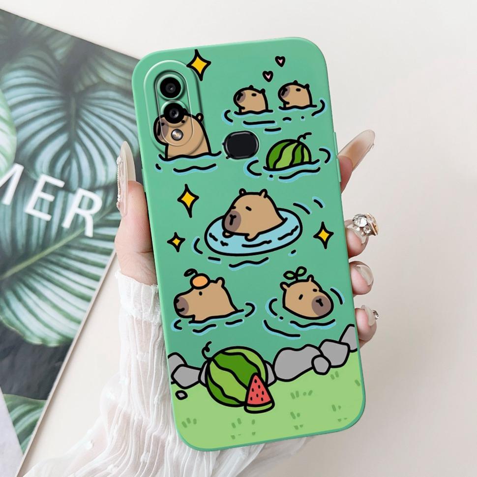 Для Samsung Galaxy A10s Чехол Роскошная Печать Мягкий Силикон Чехлы для Телефона Для Samsung A 10s A10s SM-A107F SM-A107M Задняя Крышка Coque