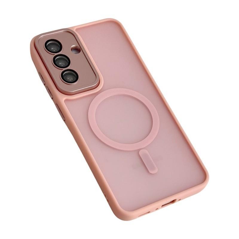 For Samsung Galaxy A26 5G Magnetic Back Cover WANLONFENG QB1 Series PC TPU Shockproof Phone Case