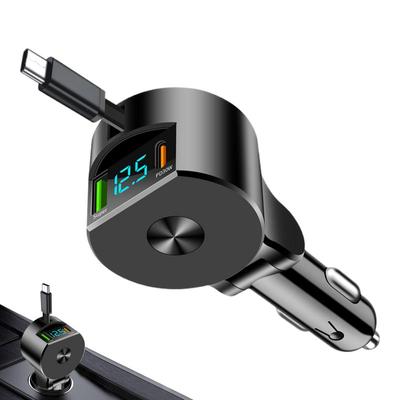 Автомобильное зарядное устройство USB-адаптер для мобильного телефона, зарядное устройство для автомобильного светодиодного интеллектуального цифрового дисплея, небольшой автомобильный адаптер для внедорожников, грузовиков
