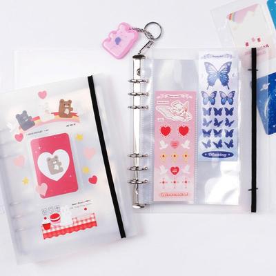 BND KOREA A5 DECO POCKET Photo Card Book Polaroid Seal Стикеры Binder Альбом Card Case Держатель Органайзер