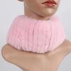 Зимний женский вязаный пушистый шарф из натурального меха кролика Рекс, натуральная мягкая повязка на голову из меха кролика Рекс, теплые шарфы из 100% натурального меха для девочек