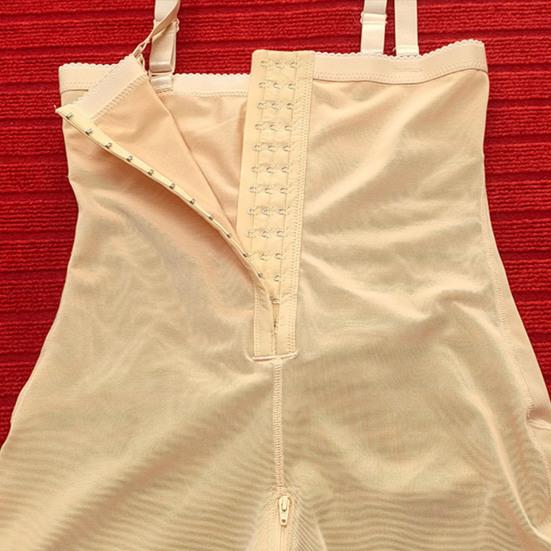 Женское корректирующее белье с высокой талией для похудения, компрессионная застежка-молния, промежность, поднятие ягодиц, контроль живота, регулируемые ремни, формирование фигуры, формирователь тела для женщин