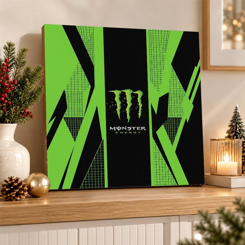 Monster Energy Diamond Painting Kit 5D Full Drill DIY Diamond Mosaic Wall Art Home Decor