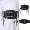 Women Lace Waist Trainer Underbust Waist Cincher Corset Sport Girdle Hourglass Body Shaper PU Corset Belt Bustier