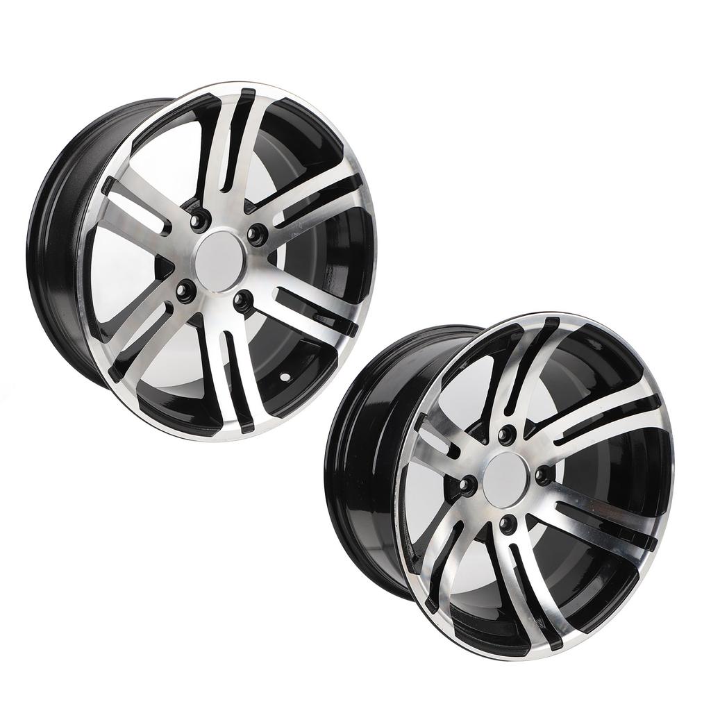 14in Wheel Aluminum Alloy High Strength Strong Construction Long Lifespan for Kart Cart