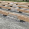 Rubber Granulate Patio Pad Black 6 x 9 x 1 cm Rubber