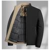 Осенние и зимние куртки для мужчин Модные Business Casual С воротником-стойкой На молнии Кардиган Топы