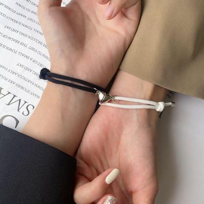 Модный европейский и американский плетеный браслет для пар: Стильно, просто и модно