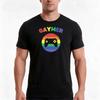 Gaymer Pride LGBT Rainbow Flag Gay Lesbian TShirt Summer Casual Cotton Tee Oversized Streetwear Tops Vintage Graphic Print