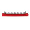 48V 150A 12 Terminal Bus Bar Power Distribution Block with Cover M6 Studs M4 Screws for Car RV Marine Boat
