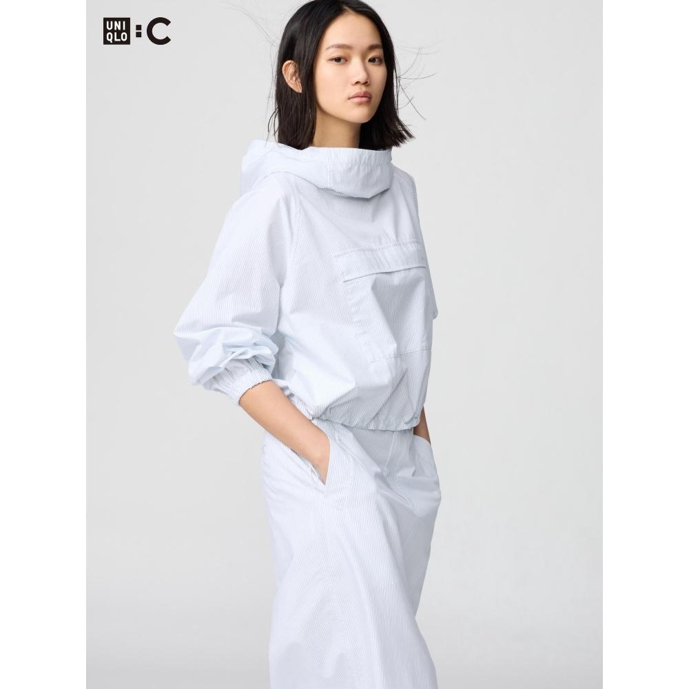 Uniqlo Японская рубашка-пуловер с капюшоном