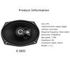 1 Pair 4/5/6.5/6*9 Inch HiFi Car Audio Coaxial Speaker Vehicle Door Audio Music Stereo Full Range Frequency Automobile Speakers