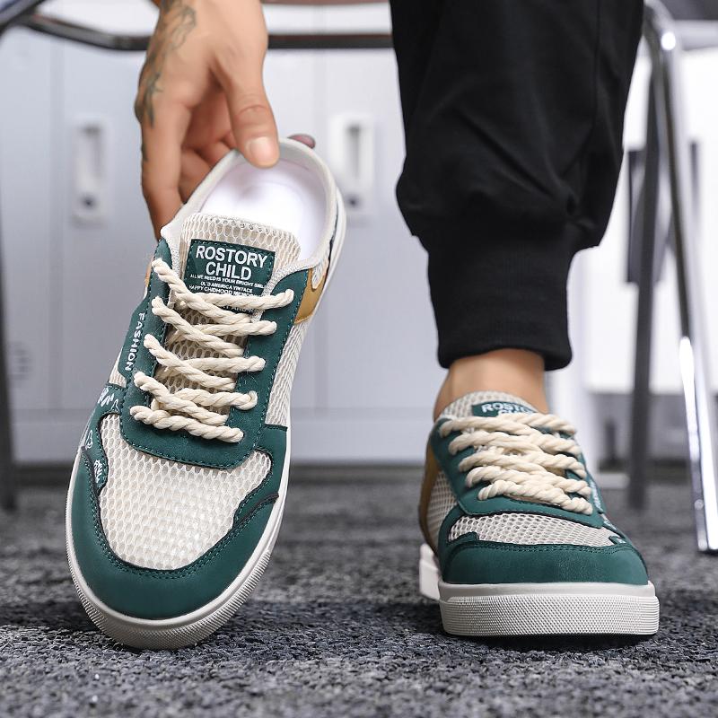 Мужская спортивная обувь Летние мюли с открытой спиной Повседневные сандалии Сабо Кроссовки в уличном стиле Студенческие тапочки Большие размеры