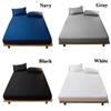 Waterproof Bed Cover Smooth Microfiber Mattress Protector Colorful Fitted Sheet Anti-mite Mattress Pad Deep Pocket Bedding Multi-size