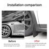 4Pcs/set Mud Flaps Splash Guards For Tesla Model X S 2017-2024 Front Rear No Drilling Wheel Mudguard Guard Fender Accessories