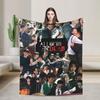 All Of Us Are Dead Flannel Blanket Spring  Soft Throw Blanket for Girls Boys Living Room Funny Bedspread Sofa Bed Cover