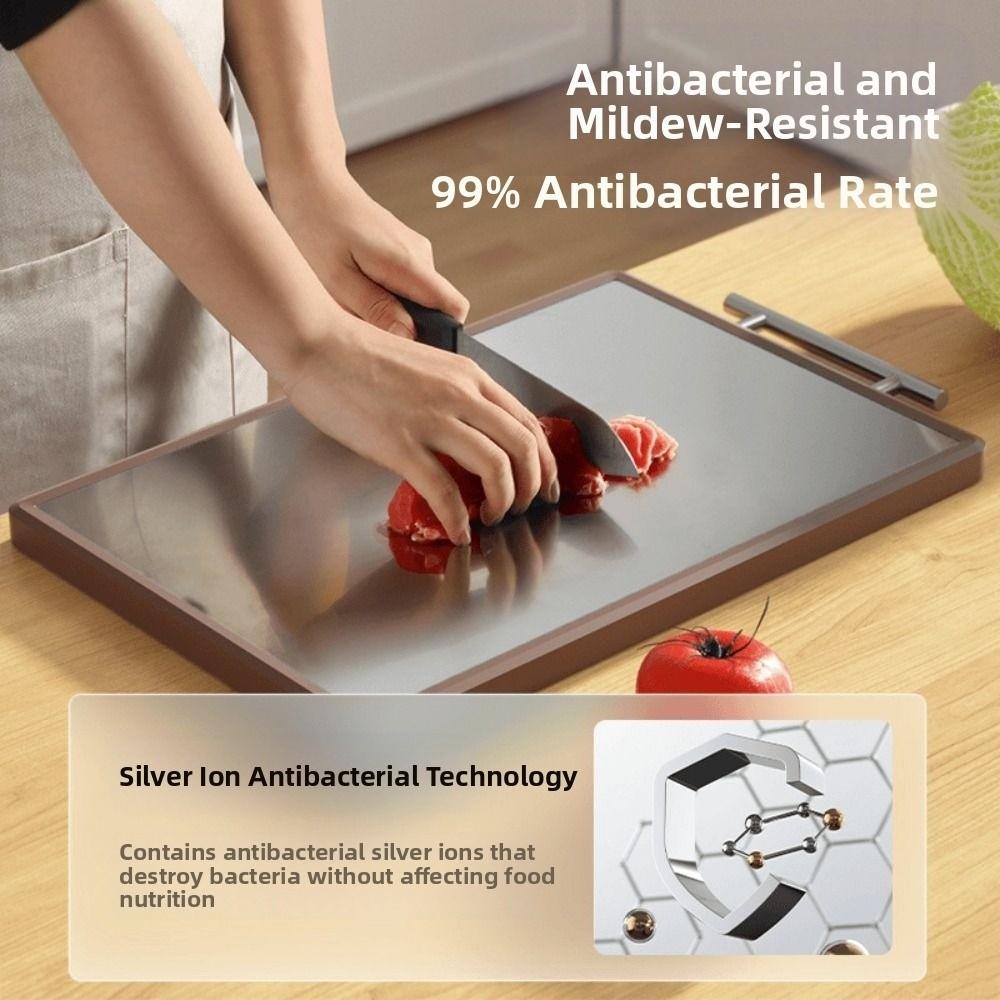 Anti-Bacterial Double-sided Cutting Board Anti-Mold Kitchen Chopping Block Home