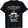 Deaf Hear Huey a Mile Away of Funny Veteran Huey Helicopter Gift Unisex T-Shirt
