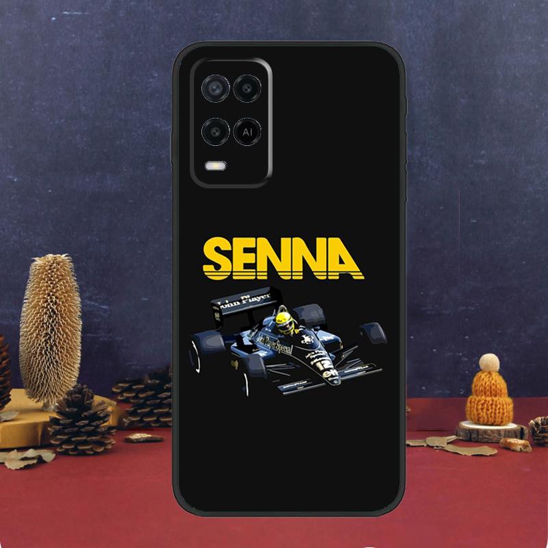 Айртон Сенна F1 для OPPO A54S A74 A94 A58 A78 A98 A16 A76 A96 A15 A17 A77 A5 A9 A52 A72 A79 A53S A57S чехол
